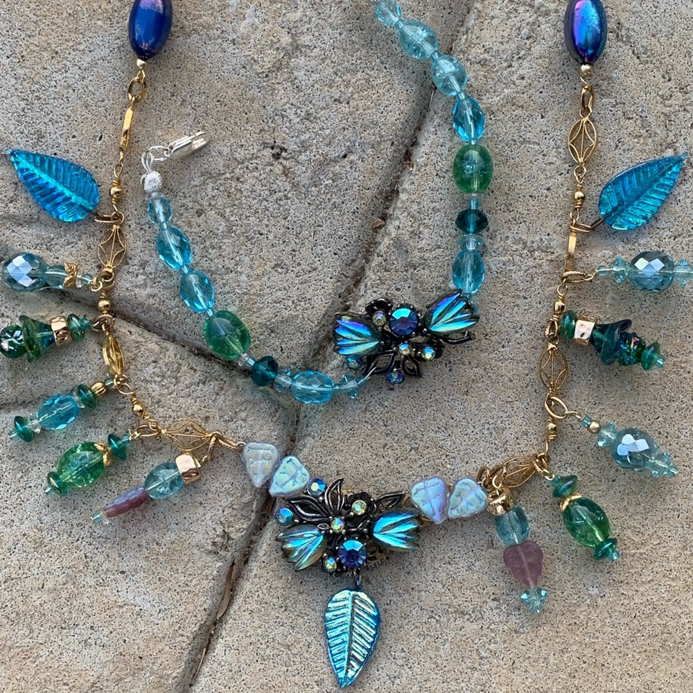 Florenza Tulip Demi Parure Bracelet Necklace